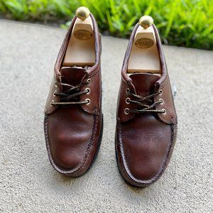 $249 Quoddy Men Blucher Shoe: Brown. Vintage 2015, Excellent Condition, 9 1/2